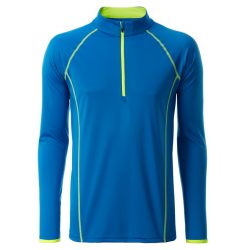 Herren Langarm Funktions-Shirt bunt