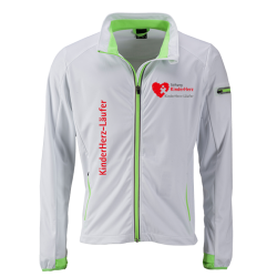 Herren Sport Softshell Jacke Kinderherz
