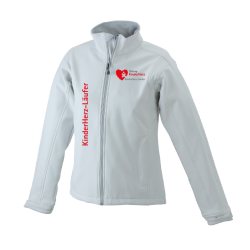 Damen Softshell Laufjacke  Kinderherz