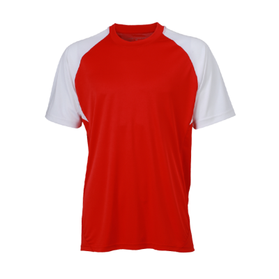 Fussball Trikot Teamsport Rot/Weiß bedrucken