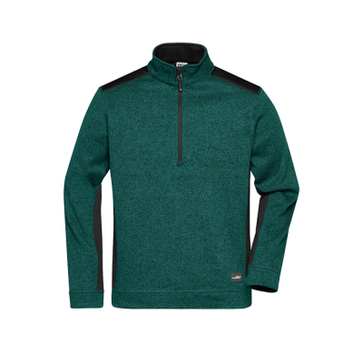 dark-green-melange/black