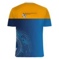 Firmen Laufshirt bedruckt Gemeinschaftsklinikum hinten